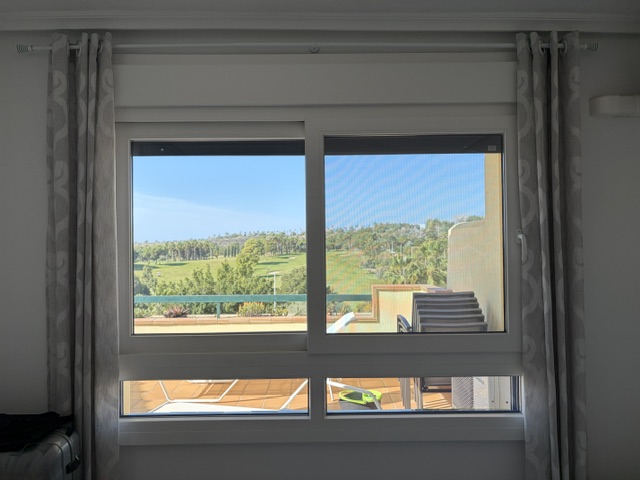 PVC white inside - green outside - apt. Albatros I